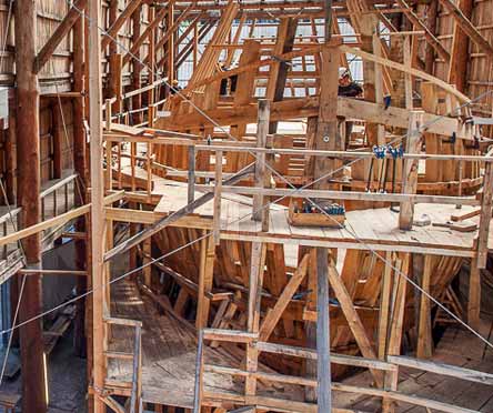 Basque whaleship and cider house